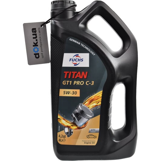 Моторное масло Fuchs Titan Gt1 Pro C3 5W-30 4 л на Citroen DS4