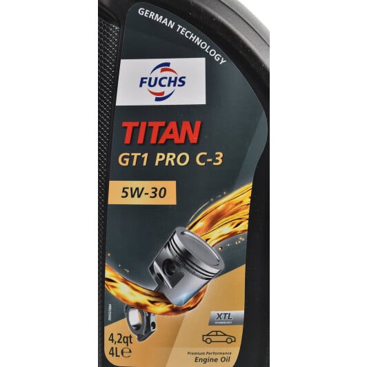 Моторна олива Fuchs Titan Gt1 Pro C3 5W-30 4 л на Fiat Talento
