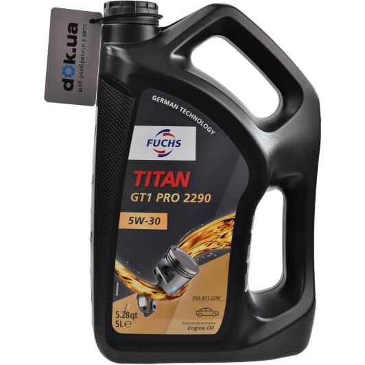 Моторное масло Fuchs Titan GT1 Pro 2290 5W-30 5 л на Hyundai ix55
