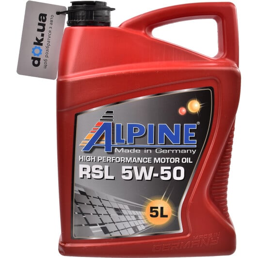 Моторное масло Alpine RSL 5W-50 5 л на Peugeot 508