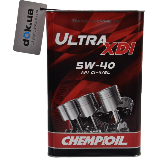 Моторна олива Chempioil Ultra XDI (Metal) 5W-40 4 л на Peugeot 605