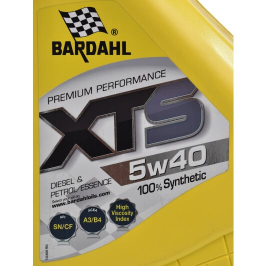 Моторное масло Bardahl XTS 5W-40 4 л на Peugeot 806