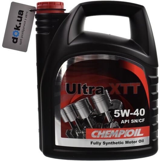 Моторное масло Chempioil Ultra XTT 5W-40 5 л на Peugeot 806