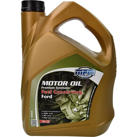 Моторное масло MPM Premium Synthetic Fuel Conserving Ford 5W-30 5 л на Volvo XC90