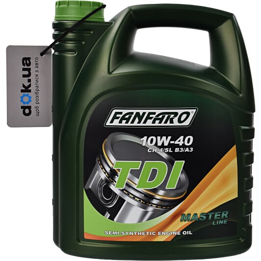 Моторное масло Fanfaro TDI 10W-40 4 л на Daewoo Espero