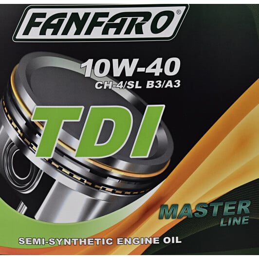Моторное масло Fanfaro TDI 10W-40 4 л на Suzuki X-90