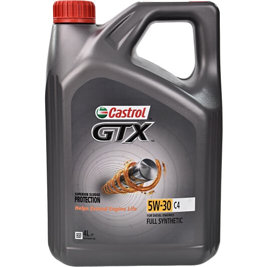 Моторное масло Castrol GTX C4 5W-30 4 л на Daewoo Lacetti