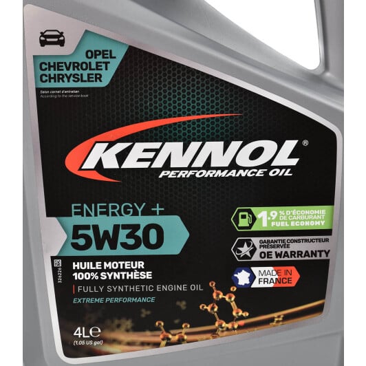 Моторна олива Kennol Energy + 5W-30 4 л на Nissan X-Trail