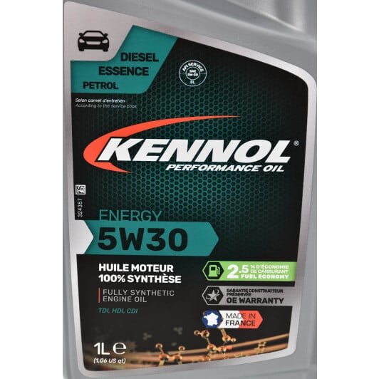 Моторное масло Kennol Energy 5W-30 1 л на Audi A5