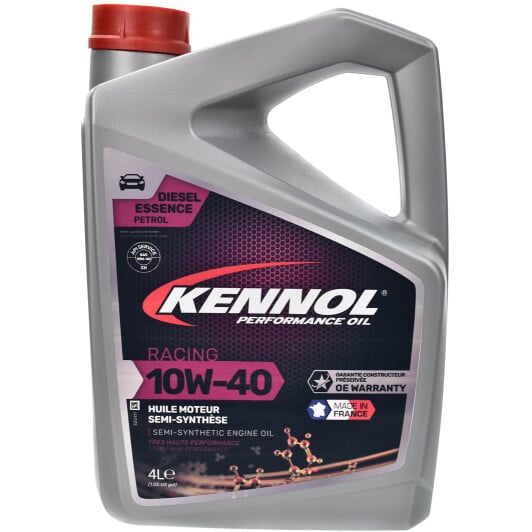Моторное масло Kennol Racing 10W-40 4 л на Renault Sandero