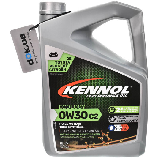 Моторное масло Kennol Ecology C2 0W-30 5 л на Chevrolet Orlando