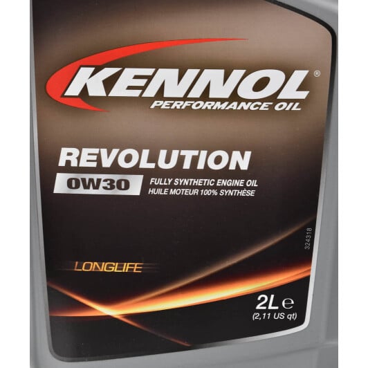 Моторное масло Kennol Revolution 0W-30 2 л на Jaguar XF
