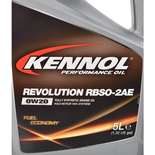 Моторное масло Kennol Revolution RBSO-2AE 0W-20 5 л на Ford EcoSport