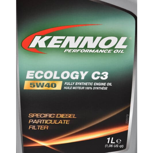 Моторна олива Kennol Ecology C3 5W-40 1 л на Dodge Challenger