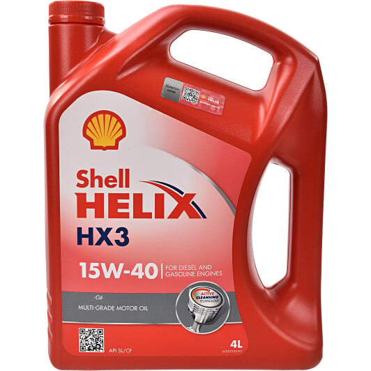 Моторна олива Shell Helix HX3 15W-40 4 л на Dodge Dakota