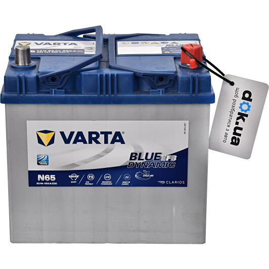 Аккумулятор Varta 6 CT-65-R Blue Dynamic EFB 565501065