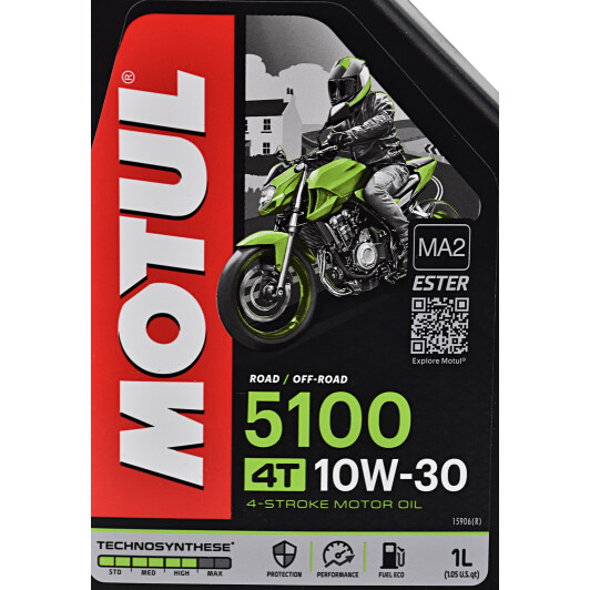 Motul 5100 10W-30 моторное масло 4T