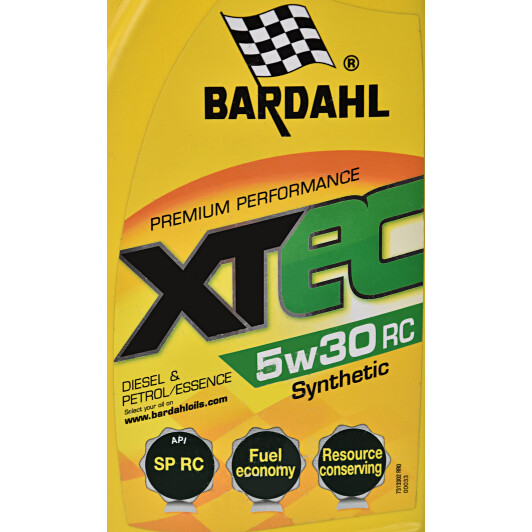 Моторное масло Bardahl XTEC RC 5W-30 1 л на Toyota Matrix