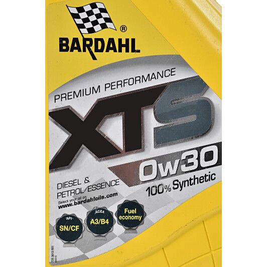 Моторное масло Bardahl XTS 0W-30 5 л на Chevrolet Zafira