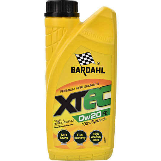 Моторное масло Bardahl XTEC FE 0W-20 1 л на Lexus RX