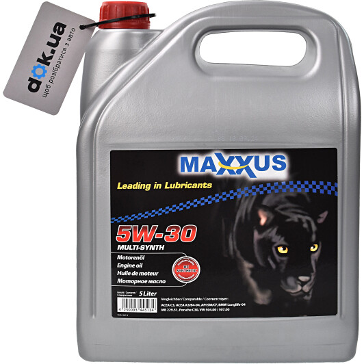 Моторное масло Maxxus Multi-SYNTH 5W-30 5 л на Peugeot 308