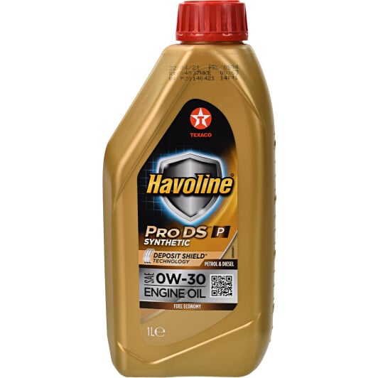 Моторное масло Texaco Havoline ProDS P 0W-30 1 л на Chevrolet Kalos