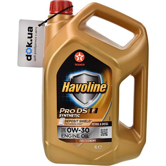 Моторное масло Texaco Havoline ProDS F 0W-30 4 л на Chevrolet Orlando