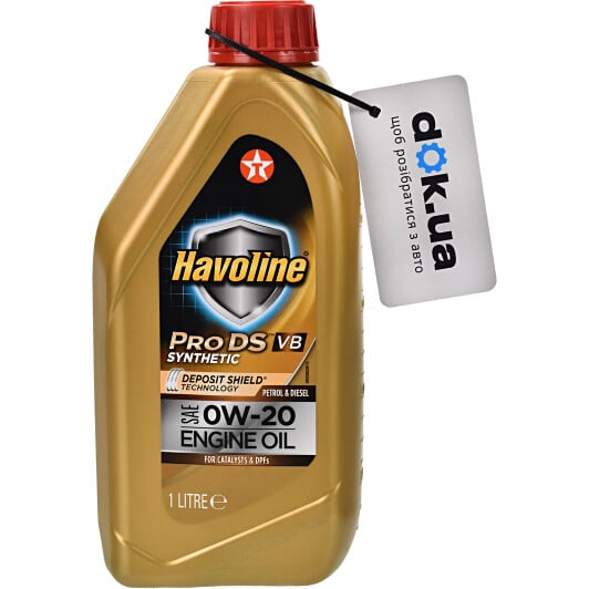 Моторное масло Texaco Havoline ProDS VB 0W-20 1 л на Lada 2110