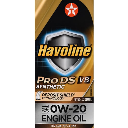 Моторна олива Texaco Havoline ProDS VB 0W-20 1 л на Daewoo Lacetti