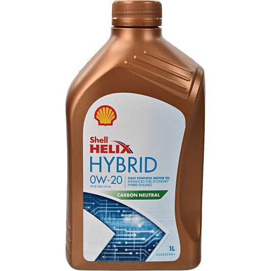 Моторное масло Shell Helix Ultra Hybrid 0W-20 1 л на Honda City