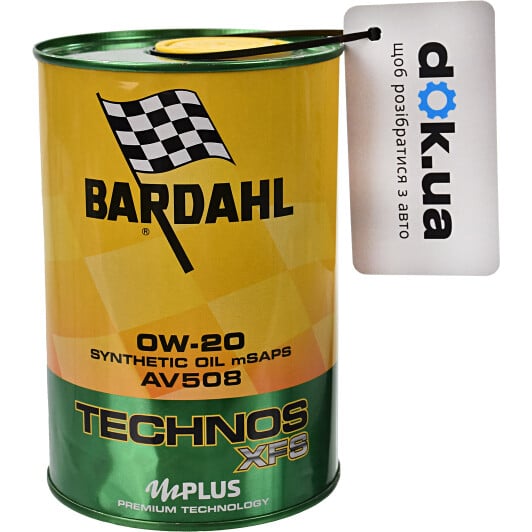 Моторна олива Bardahl Technos XFS AVU 508 0W-20 на Mazda Xedos 6