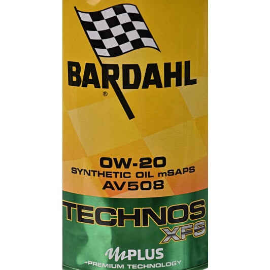 Моторна олива Bardahl Technos XFS AVU 508 0W-20 1 л на Iveco Daily VI