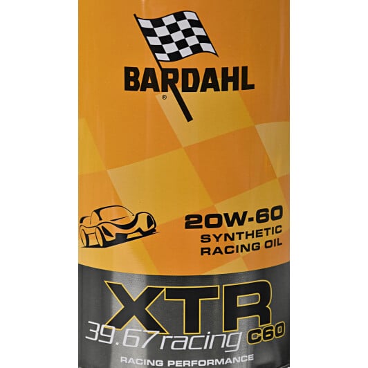 Моторна олива Bardahl XTR C60 Racing 20W-60 1 л на Peugeot 806