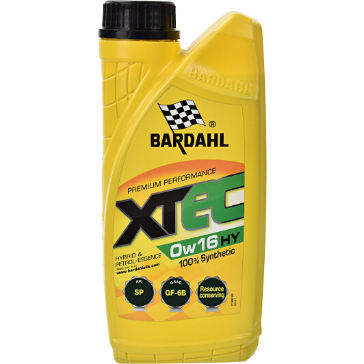Моторное масло Bardahl XTEC HY 0W-16 1 л на Chery Tiggo