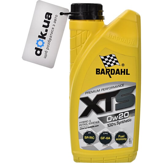 Моторное масло Bardahl XTS 0W-20 1 л на Fiat Cinquecento