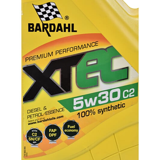 Моторное масло Bardahl XTEC C2 5W-30 5 л на Chevrolet Lumina