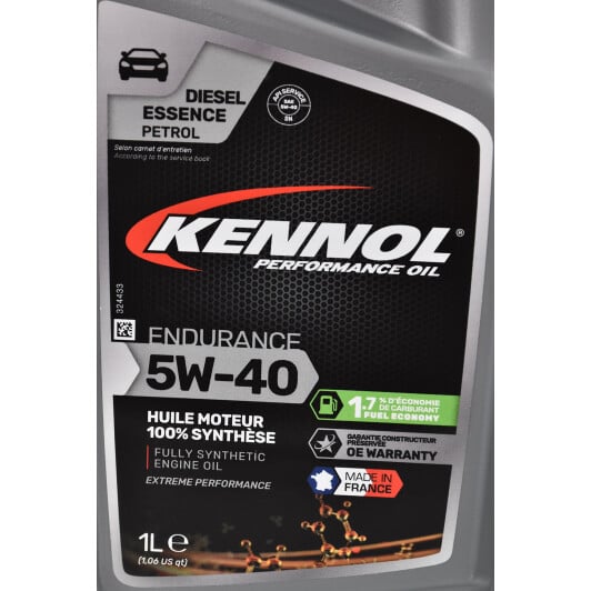 Моторна олива Kennol Endurance 5W-40 1 л на Toyota Aygo