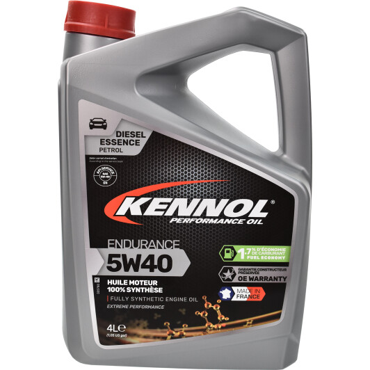 Моторное масло Kennol Endurance 5W-40 4 л на Toyota Previa