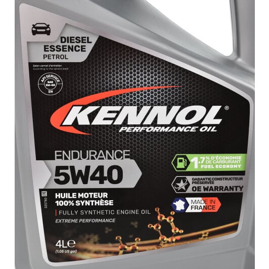 Моторна олива Kennol Endurance 5W-40 4 л на Toyota Aygo