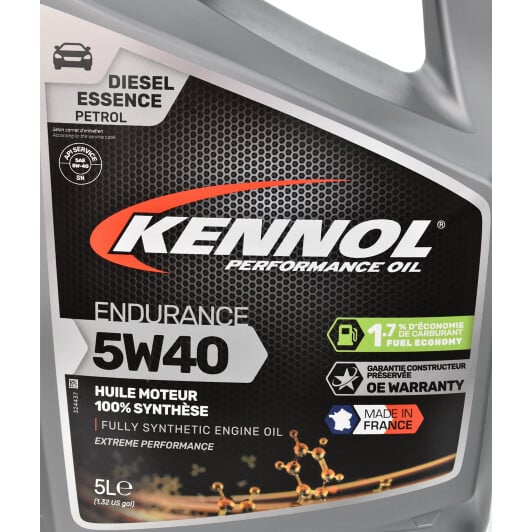 Моторна олива Kennol Endurance 5W-40 5 л на Ford Fiesta