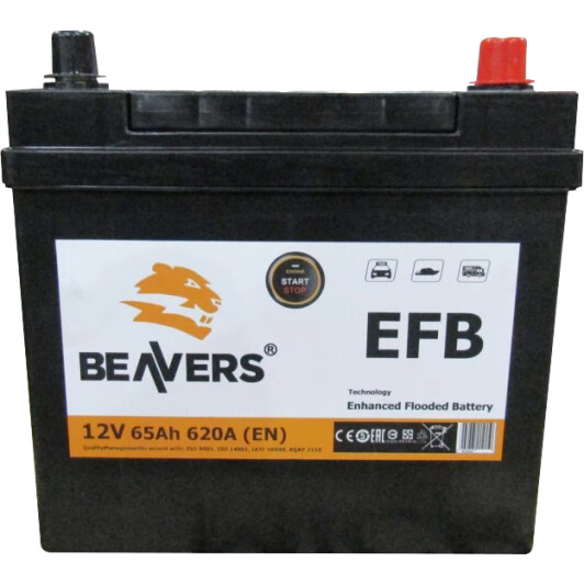 Акумулятор Beavers 6 CT-65-R EFB 665RBEAVERSASIA