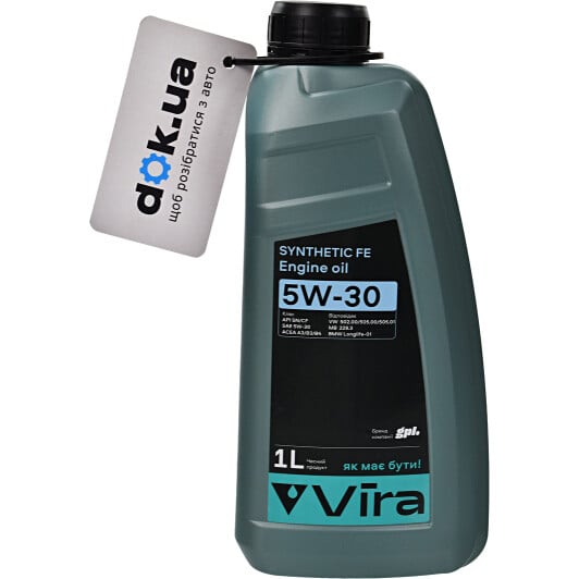 Моторное масло VIRA Synthetic FE 5W-30 1 л на Chevrolet Lumina