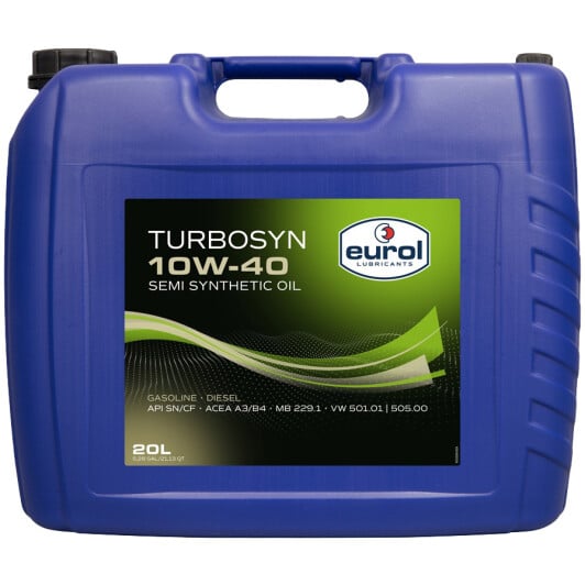 Моторное масло Eurol Turbosyn 10W-40 20 л на Nissan 200 SX