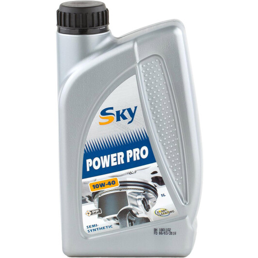 Моторное масло SKY Power Pro 10W-40 на Dacia Sandero