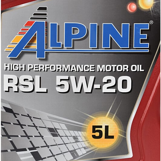 Моторна олива Alpine RSL 5W-20 5 л на Cadillac Eldorado