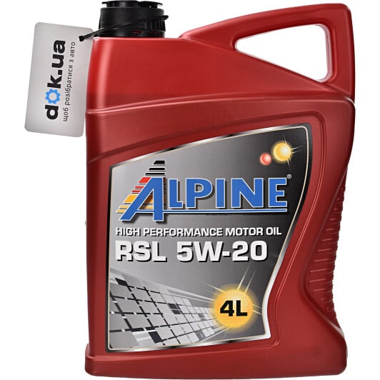 Моторна олива Alpine RSL 5W-20 4 л на Chevrolet Zafira