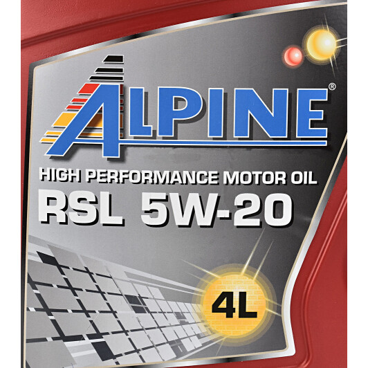 Моторна олива Alpine RSL 5W-20 4 л на Audi R8