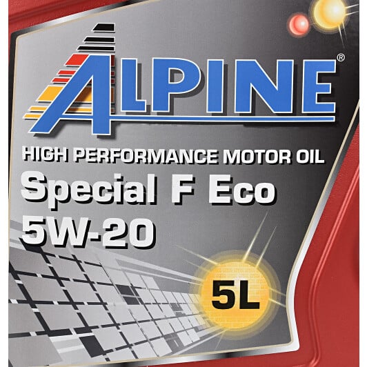 Моторна олива Alpine Special F ECO 5W-20 5 л на Toyota Hilux