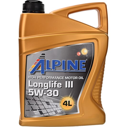 Моторное масло Alpine Longlife III 5W-30 4 л на Lada 2110