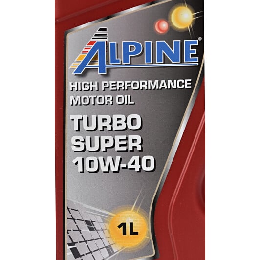 Моторна олива Alpine Turbo Super 10W-40 1 л на Lexus LX